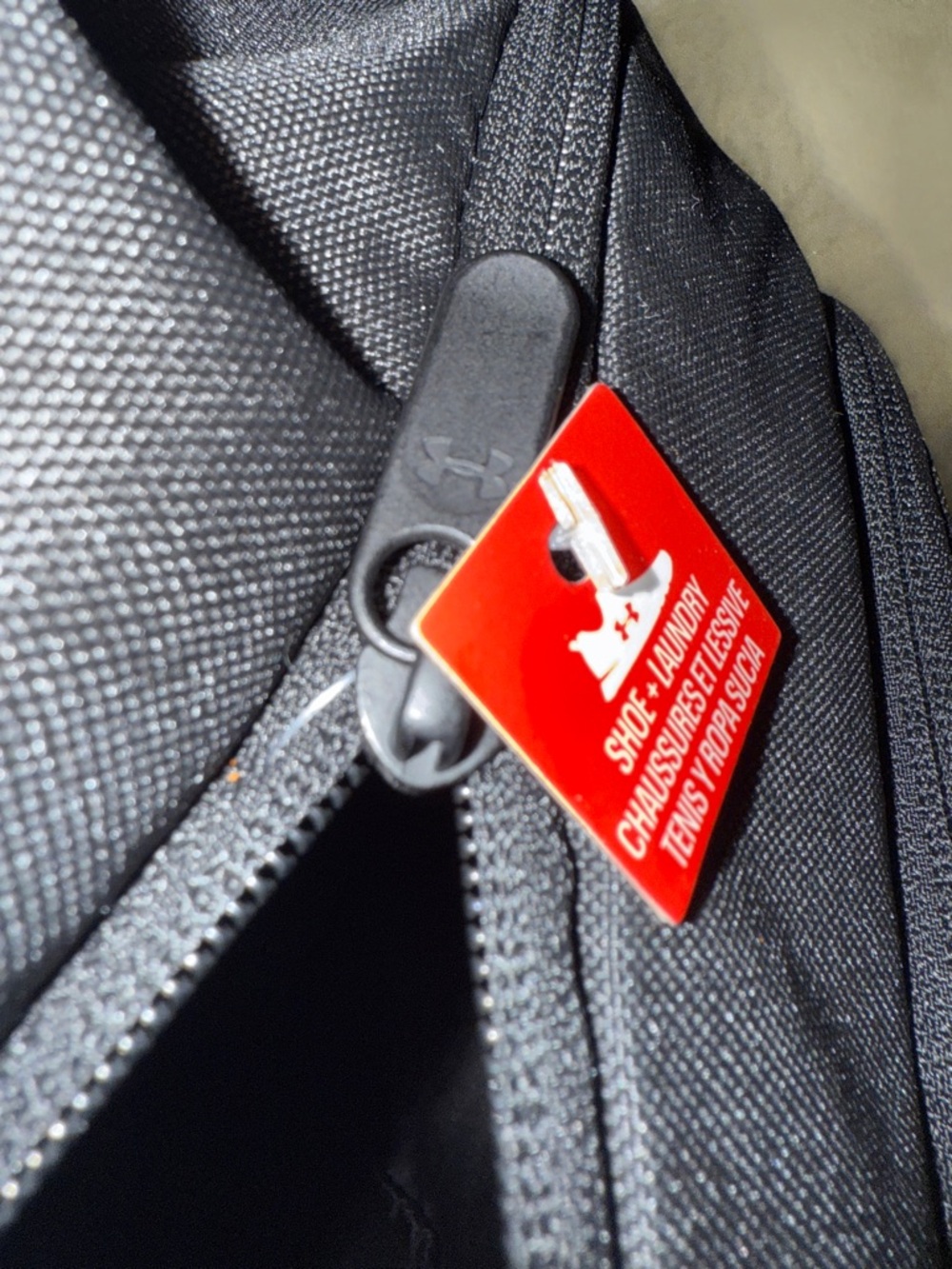 Under Armour Black Men's Backpack with White Logo - Picture 6 of 10